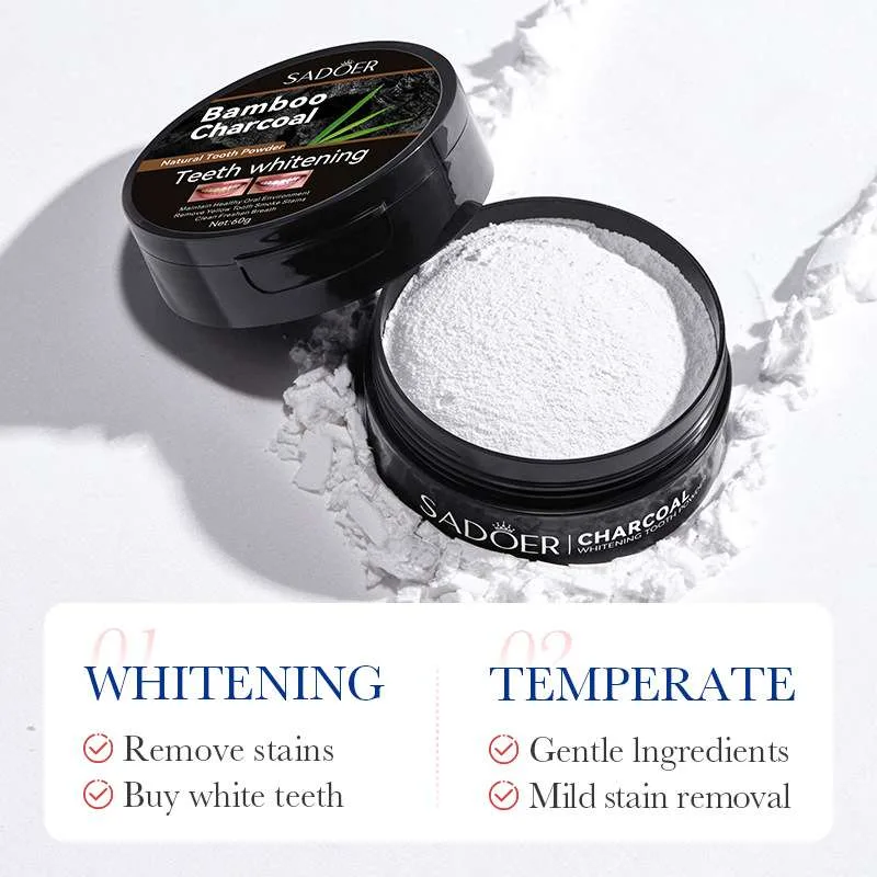 Bamboo Charcoal Activated Whitening Powder